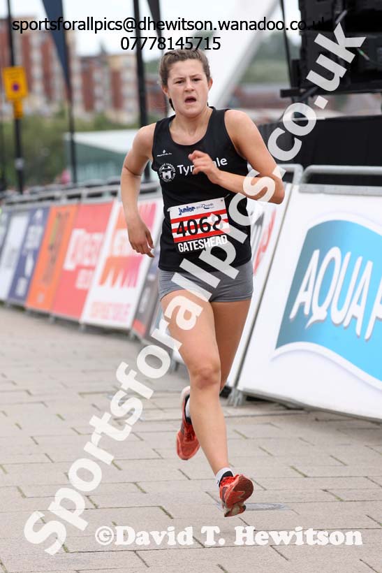Girls Junior Great  North Run, Newcastle/Gateshead. Photo: David T. Hewitson/Sports for All Pics